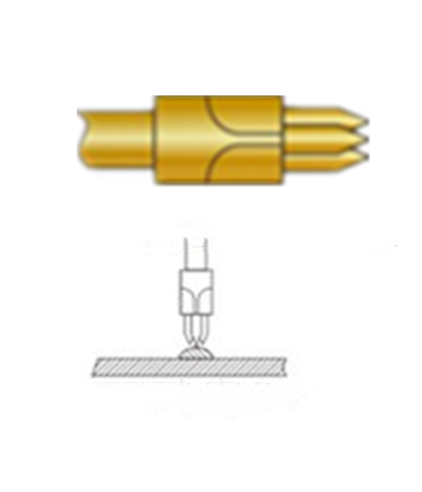 三尖頭探針、探針用法圖、探針原理圖、測(cè)試探針圖片