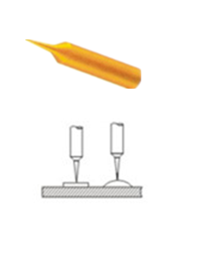 探針頭型、測(cè)試探針探針頭、探針頭部形狀、頂針頭