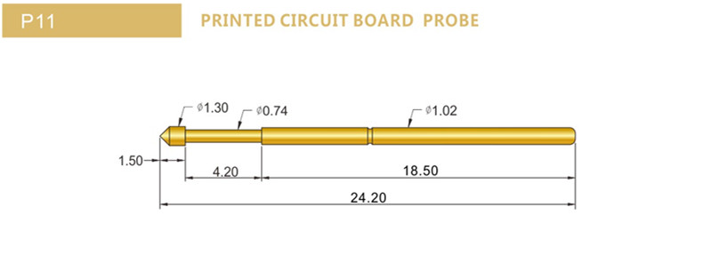 P11探針尺寸，華榮華測(cè)試探針選型，測(cè)試探針規(guī)格型號(hào)