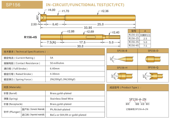 探針SP125306396，華榮華探針廠家